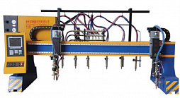 Станок портального типа с ЧПУ для многолинейной газовой и плазменной резки
