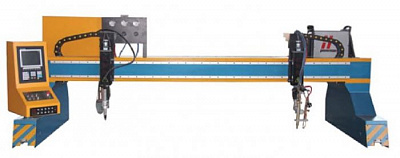 Промышленный отрезной станок портального типа с ЧПУ